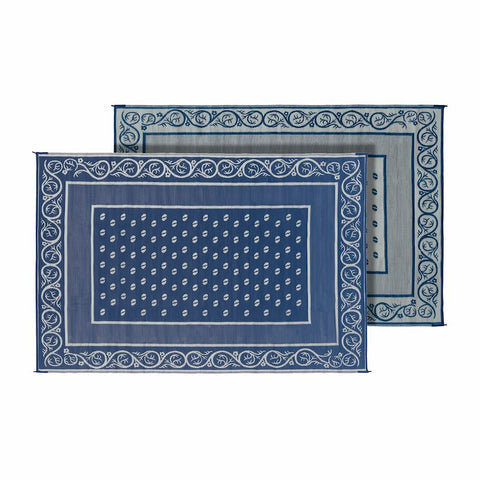 Faulkner RV Reversible Multipurpose Mat (9' x 12')- Vineyard Blue