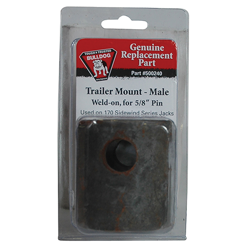 Bulldog Fulton Trailer Jack Replacement Part, Swivel Trailer Mount, Tubular