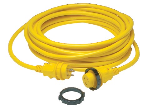 Marinco 30a, Powercord Plus 50ft - 55-8980