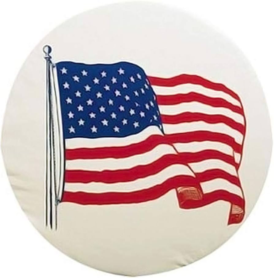 Adco Vinyl Spare Tire Cover - Printed
