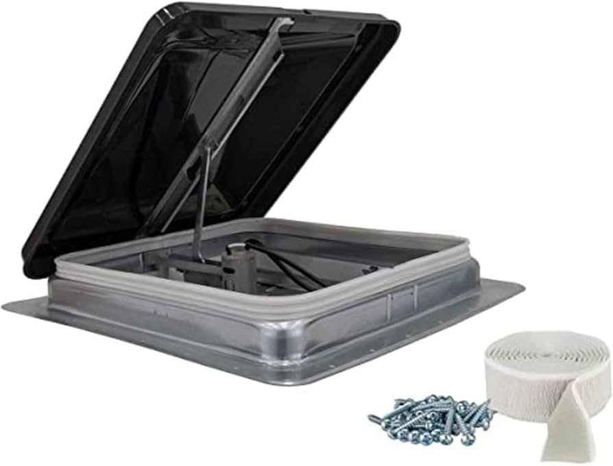 Hengs RV Universal RV Roof Vent with 12V
