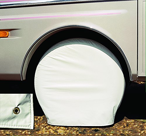 ADCO Ultra Tyre Gard Wheel Cover,White,40" - 42"
