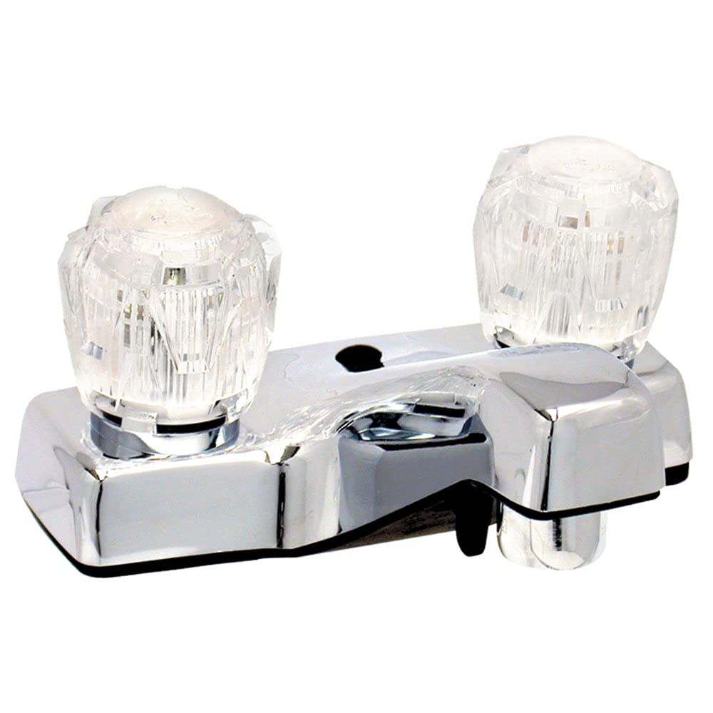 Valterra PF212307 Two Handle 4 Inch RV Lavatory Faucet - Chrome Finish