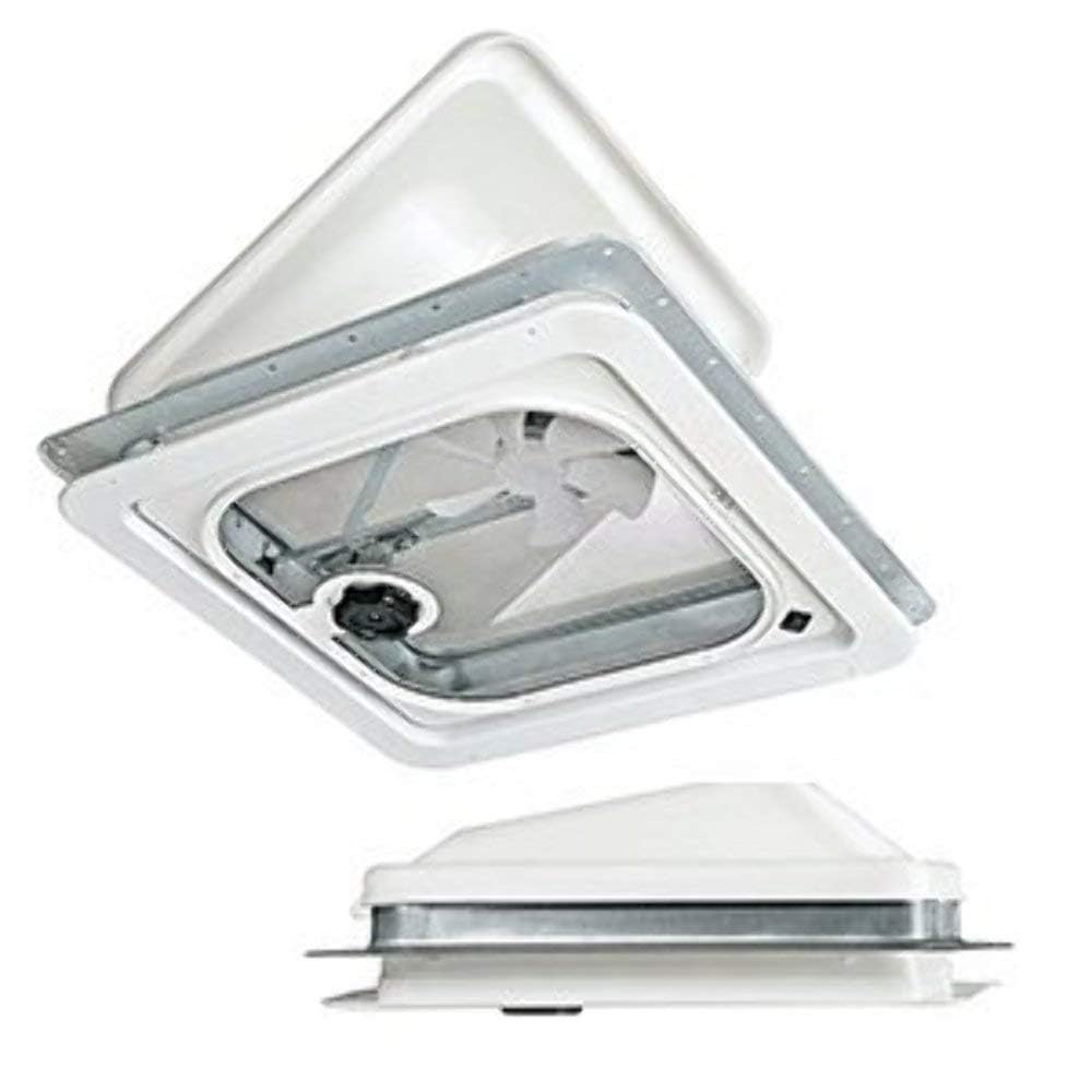 Ventline Ventadome Trailer Roof Vent w/ 12V Fan - Manual Lift - 14-1/4