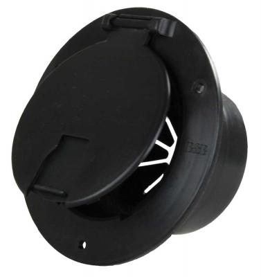 JR Products Deluxe Round Electric Cable Hatch