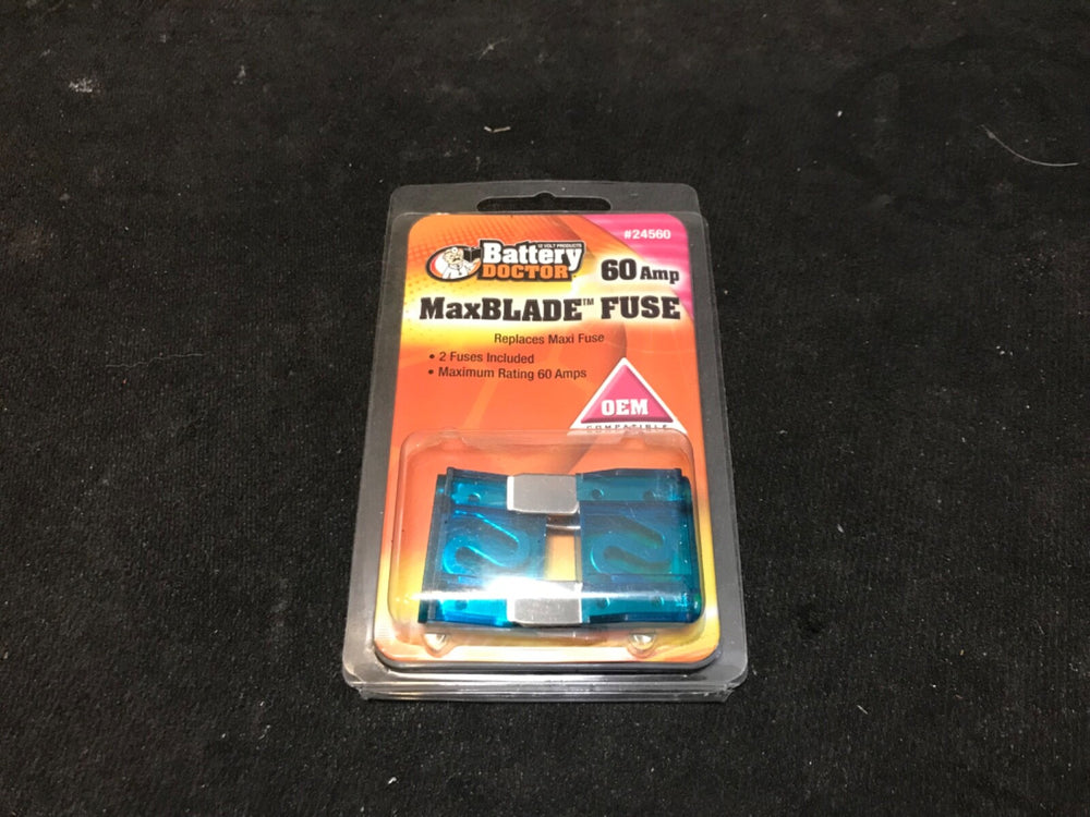 WirthCo Battery Doctor 60 Amp MaxBlade Fuse, Blue, 2