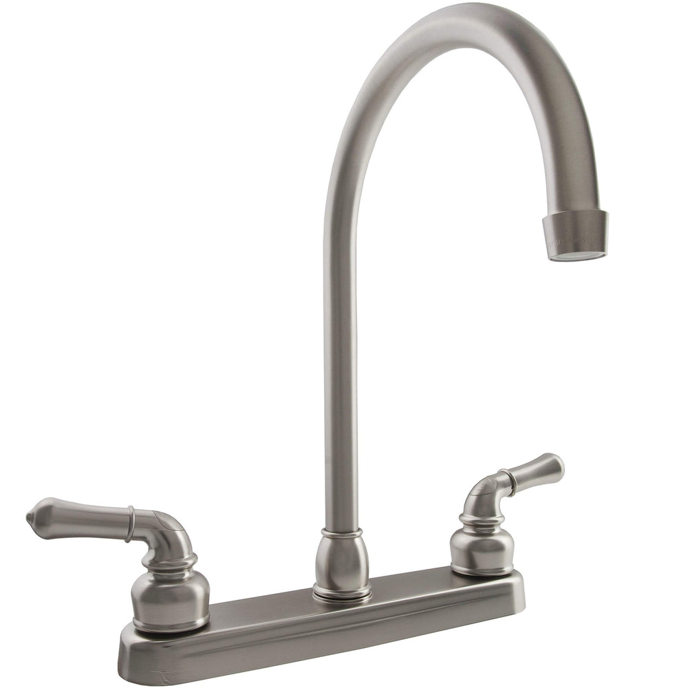 Dura Faucet RV J-Spout Kitchen Sink DF-PK330HC-SN