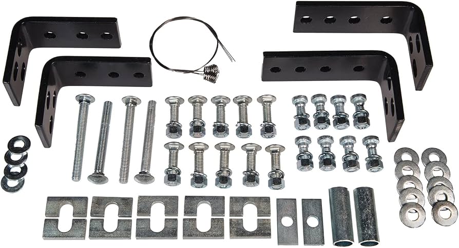 Husky Universal Fifth Wheel Mounting Kit For 10 Bolt Rail