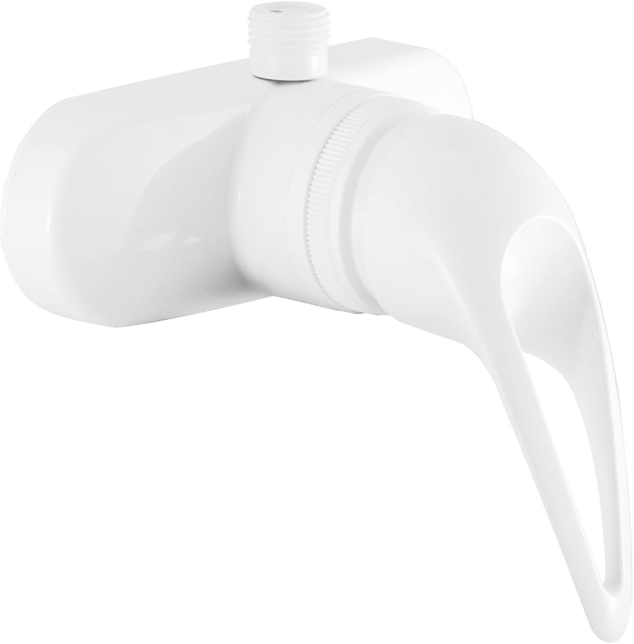 Dura Faucet RV Single Lever Shower Diverter (White)