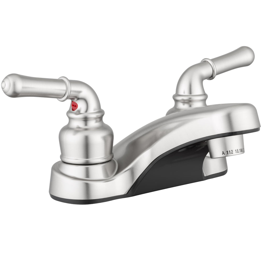 Dura Faucet RV Two Handle Bathroom DF-PL700C-SN