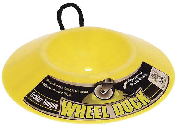 Camco Heavy-Duty RV Wheel Dock with Rope Handle