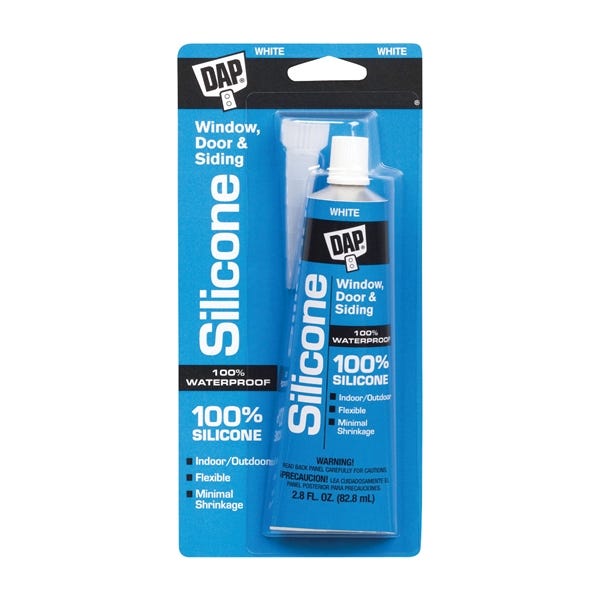DAP 100% Silicone Rubber Window, Door, and Siding