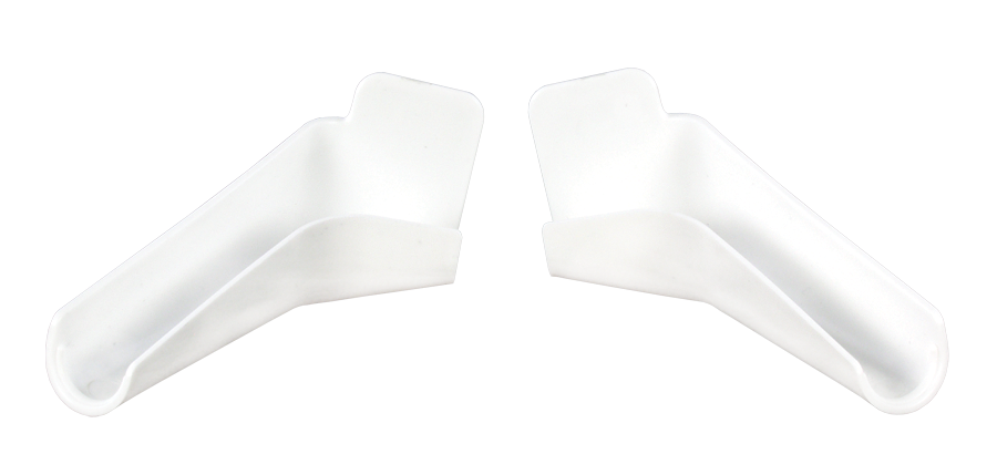 JR Products Extended RV Rain Gutter Spouts