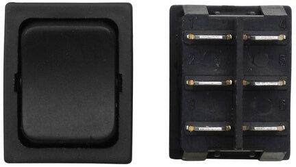 Valterra Heavy Duty 12V Mom-On/Off/Mom-On DPDT Switch