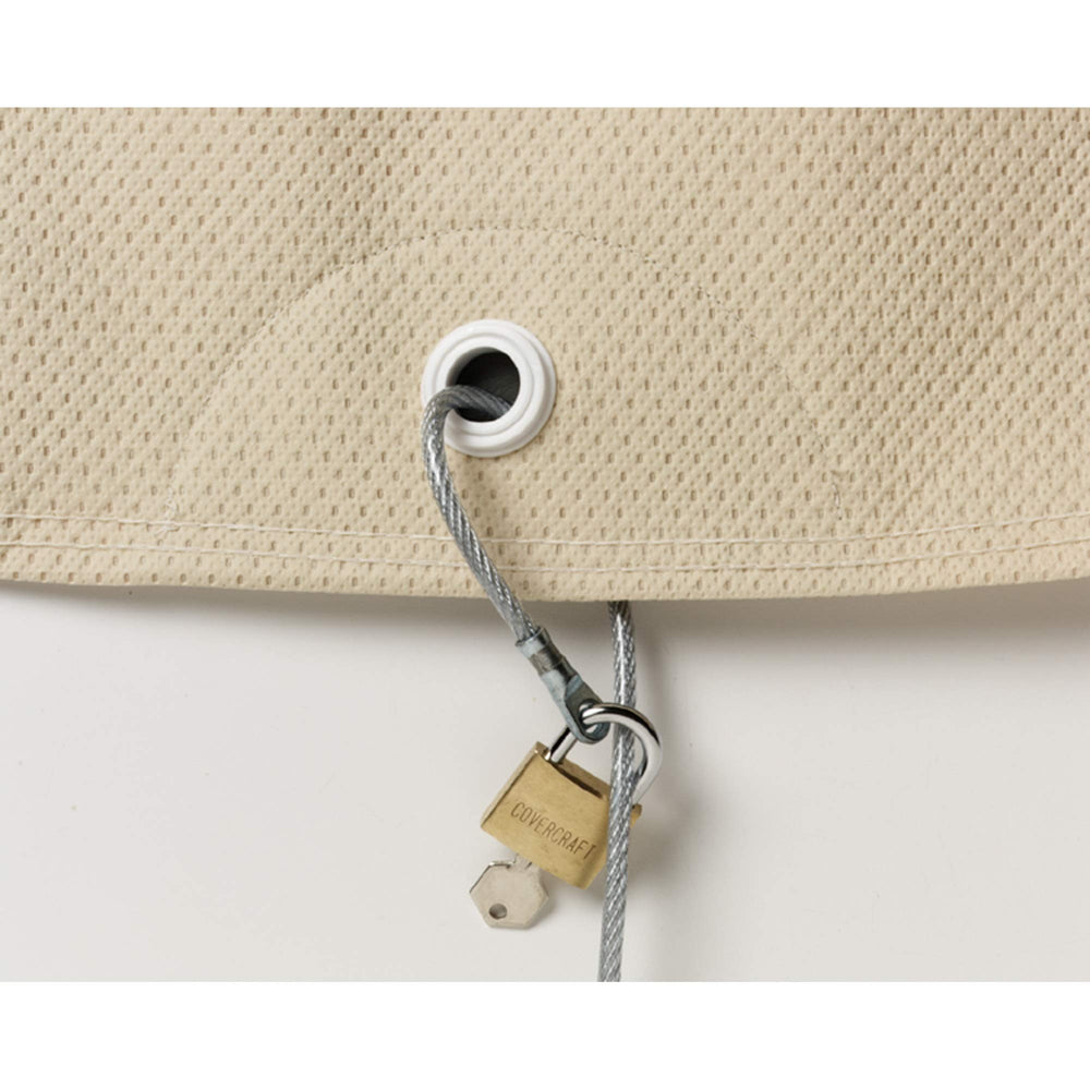 Covercraft Car Cover Cable Lock Kit, Brass