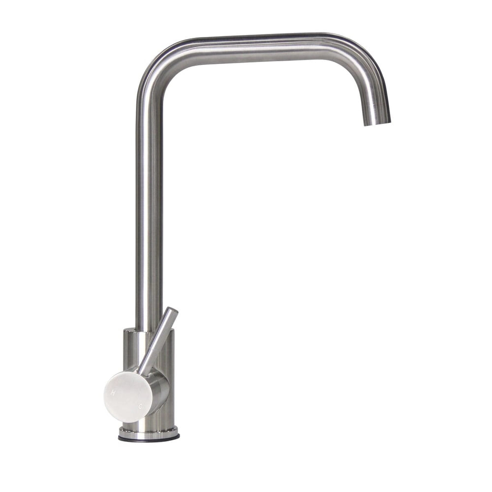 Lippert Square Gooseneck Faucet - Stainless Steel