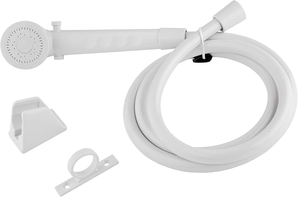 Dura Faucet RV Shower Head 60-inch DF-SA130-WT