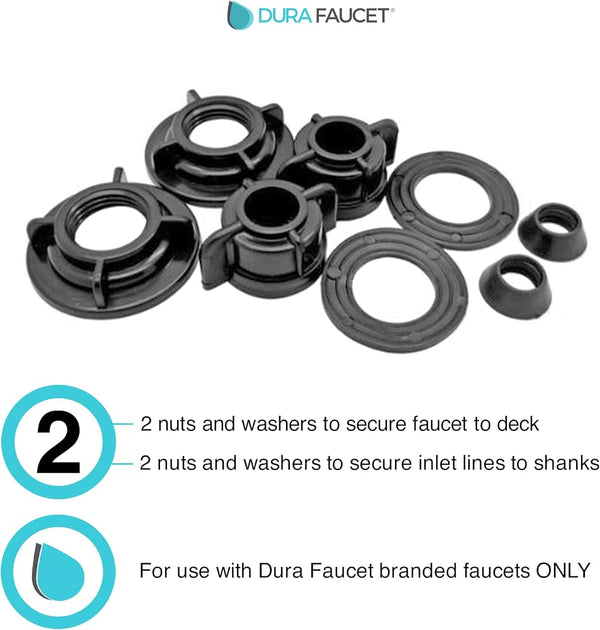 Dura Faucet RV Mounting Washers and Nuts