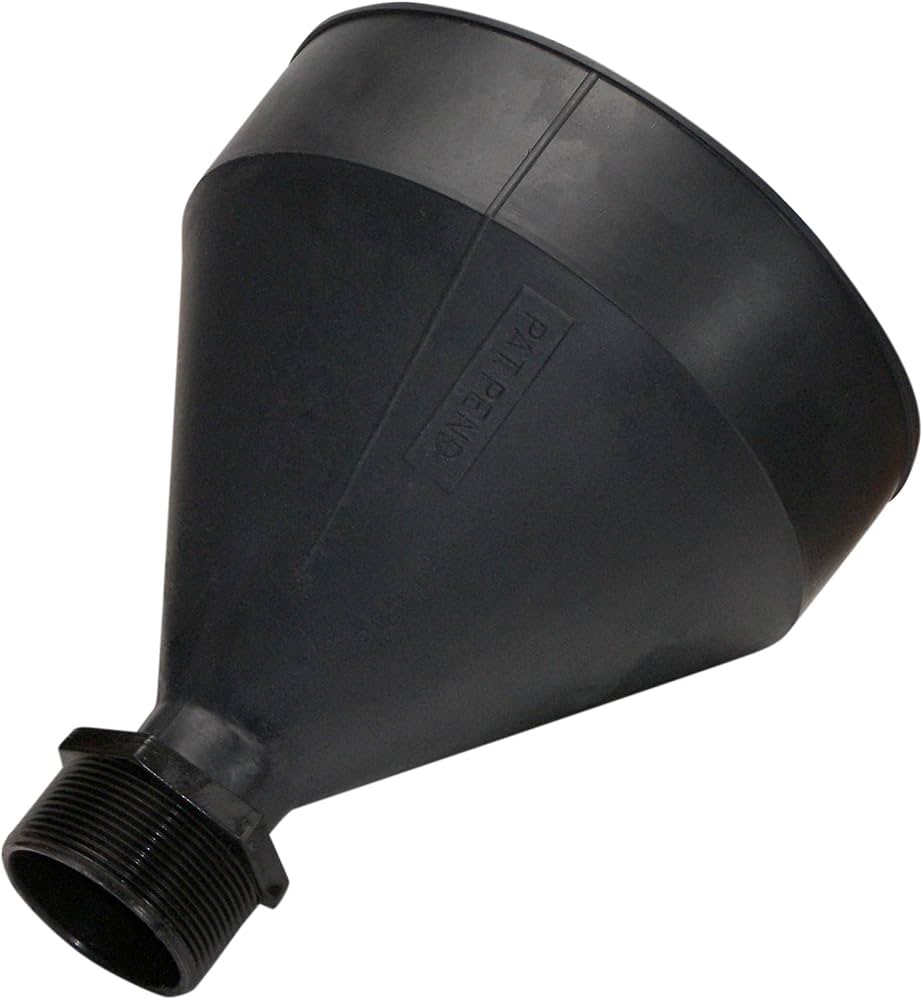 WirthCo Funnel King 2" Thread Polyethylene Drum Funnel - 3 Quart