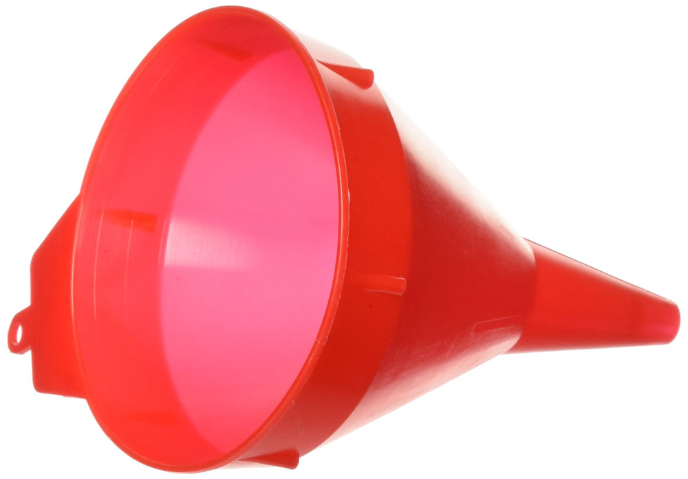 WirthCo 1-Pint Red Safety Polyethylene Funnel with Screen
