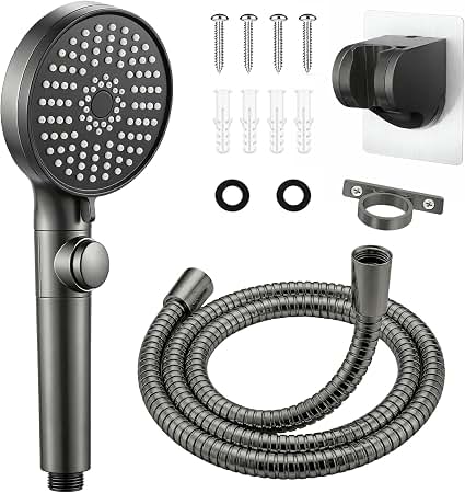 Dura Faucet RV Shower Head 60-inch Hose Kit DF-SA130-SN