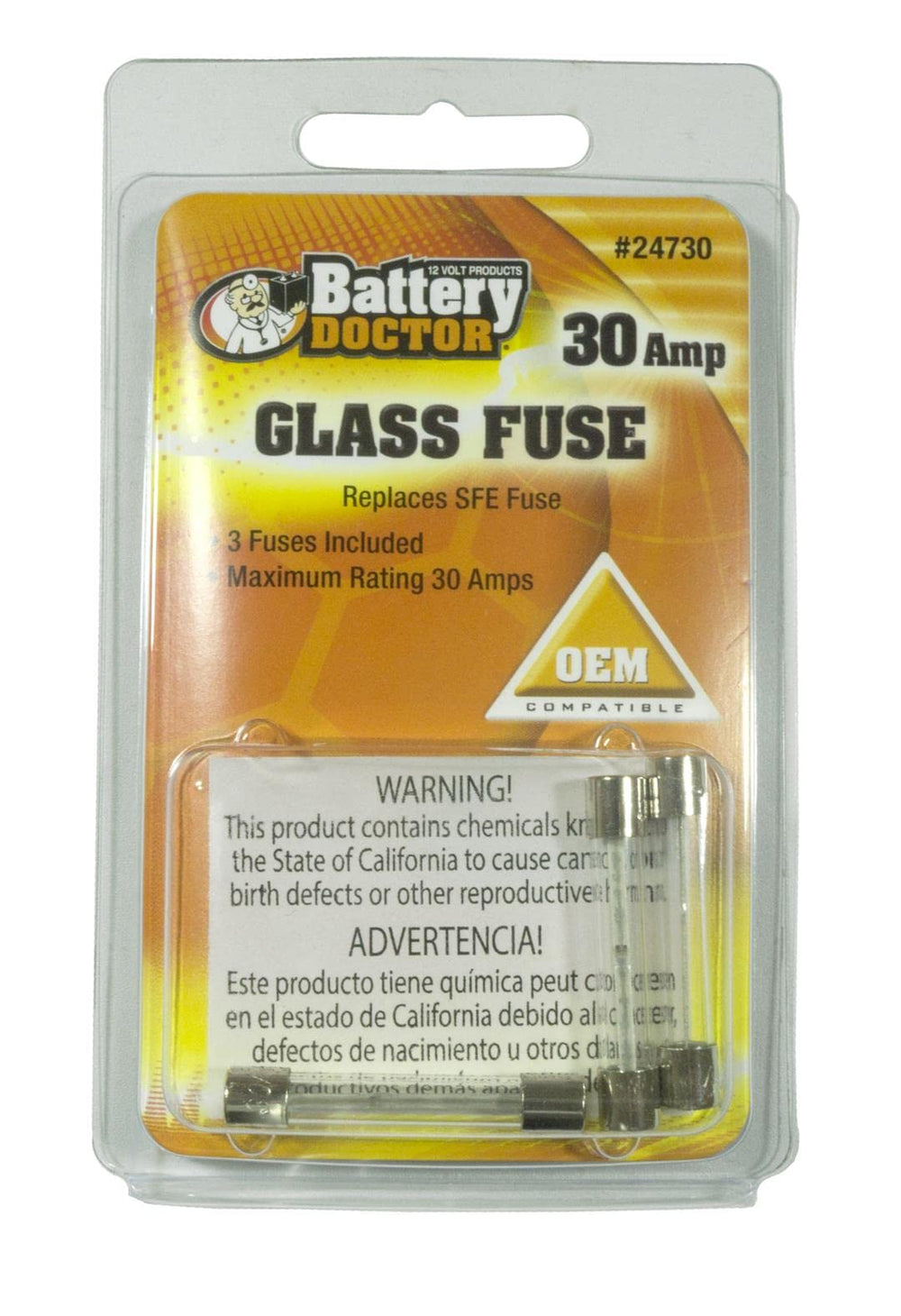 WirthCo SFE Glass Fuse - 7.5 Amp, 4 Pack