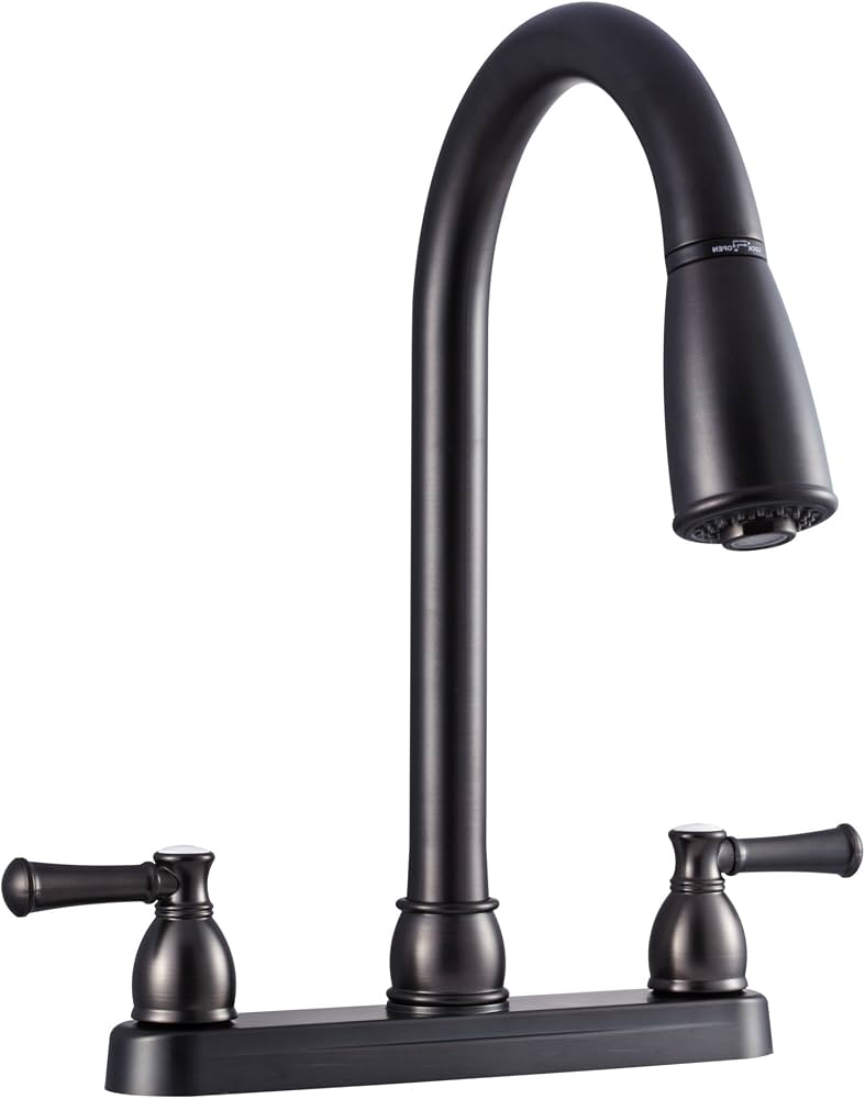 Dura Faucet RV Pull-Down Kitchen DF-PK350L-VB