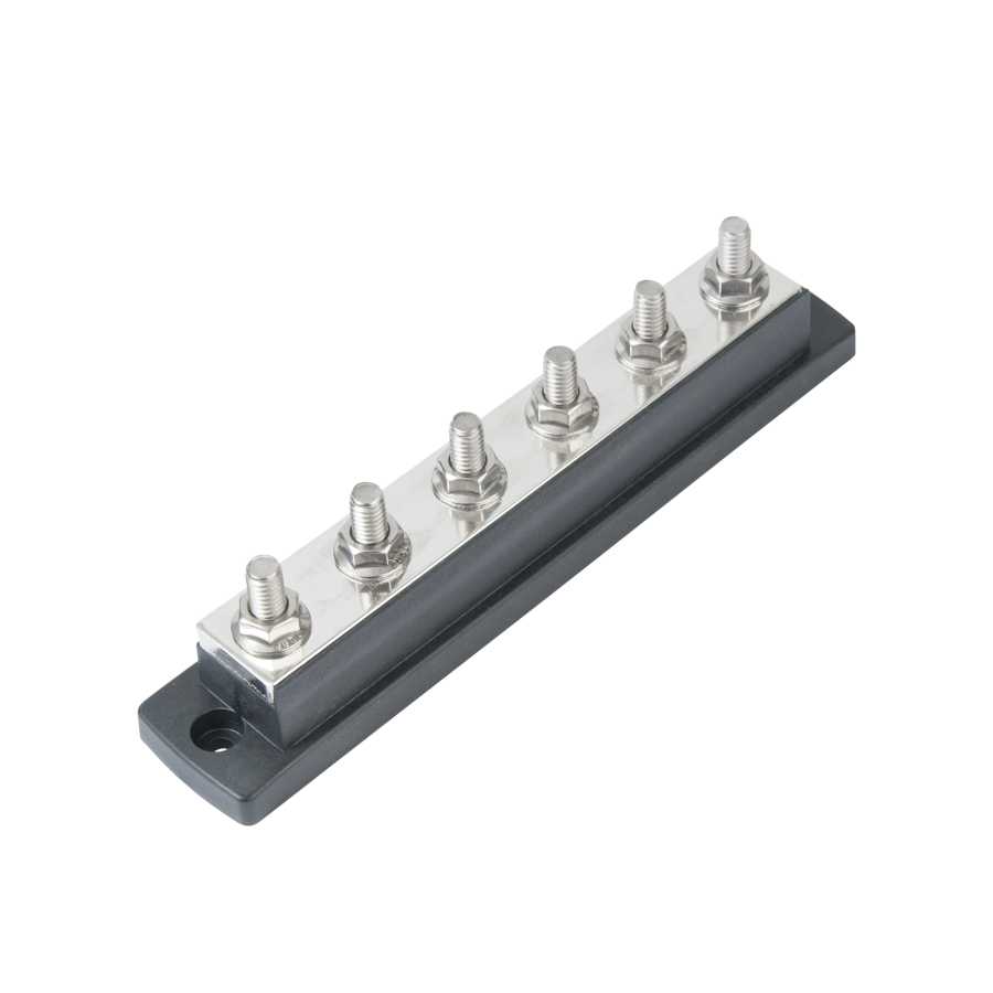 Blue Sea Systems MaxiBus 250A BusBar - Six 5/16"-18 Studs