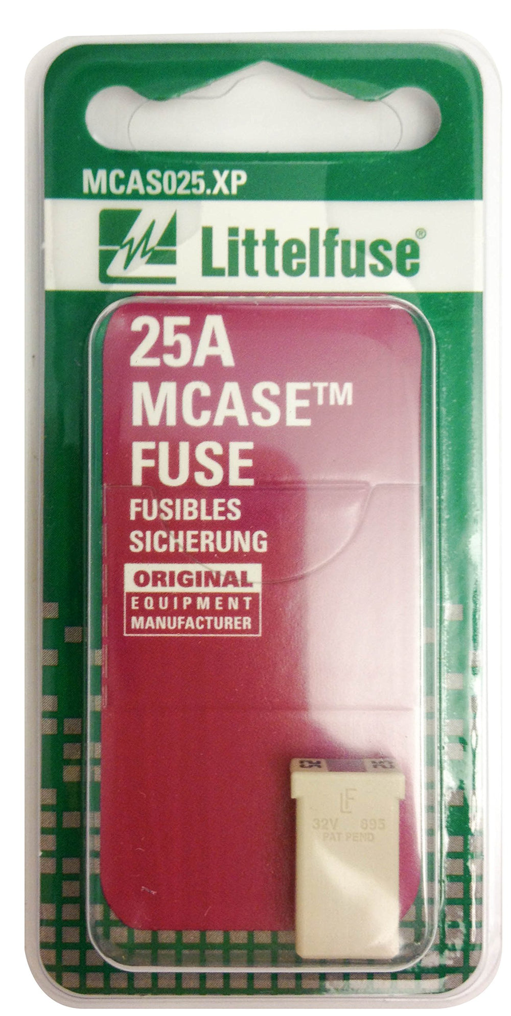 Littelfuse Cartridge Fuses MCAS025.XP