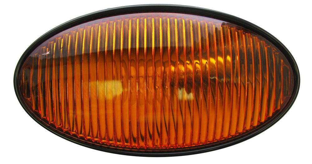 Optronics - RVPL5AMP Amber Oval Porch/Utility Light