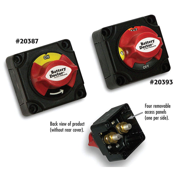 WirthCo 2-Position Mini Master Single Battery Disconnect Switch