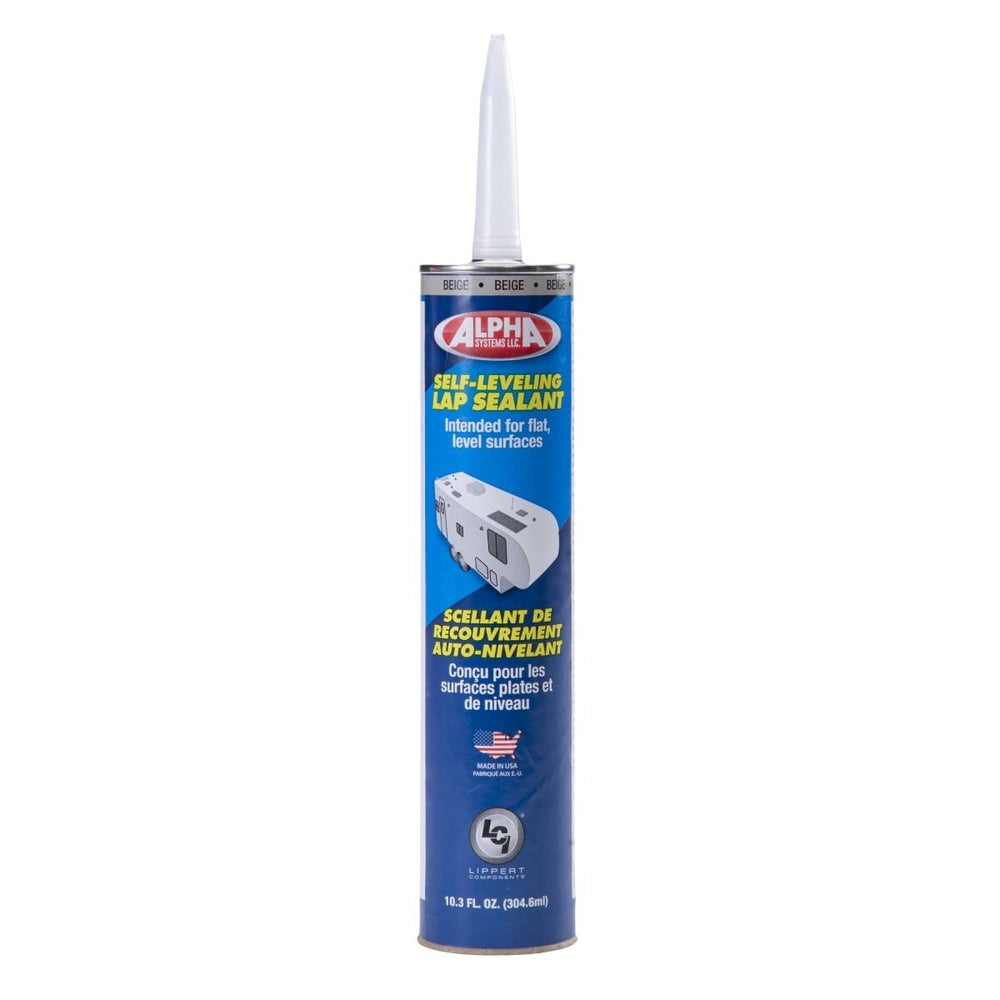 Lippert 1021 Low VOC Self-Leveling Lap Sealant, Beige (10.3 Oz. Tube)