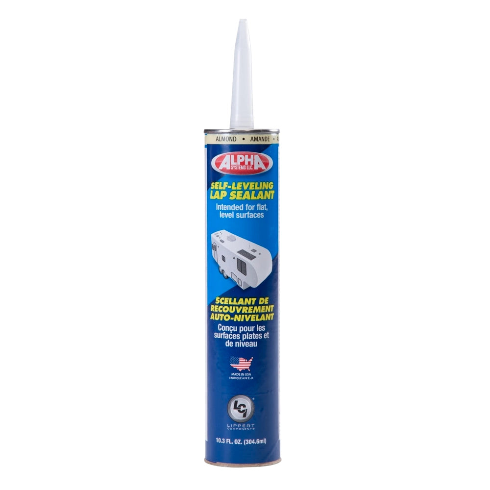Lippert 1021 Low VOC Self-Leveling Lap Sealant, Almond (10.3 Oz. Tube)