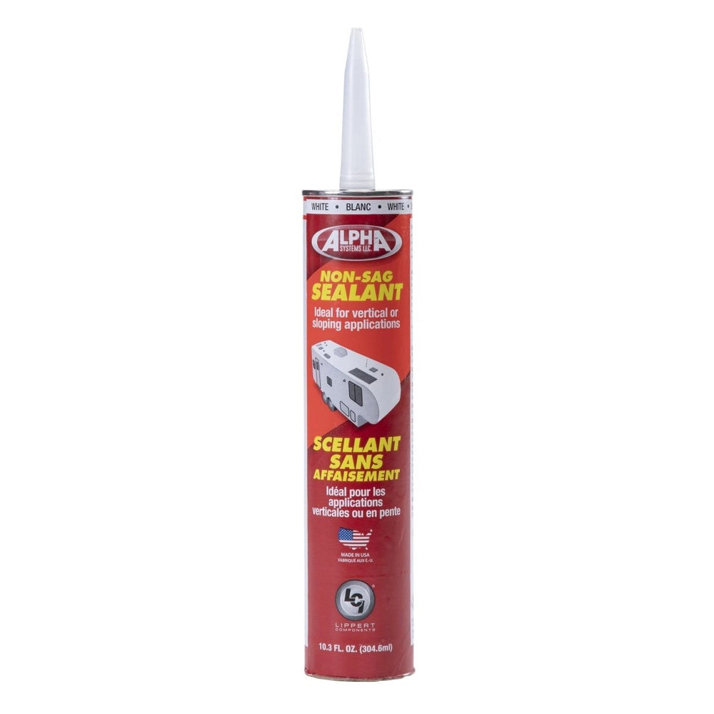 Lippert 1010 Low VOC Non-Sag Sealant, White (10.3 Oz. Tube)