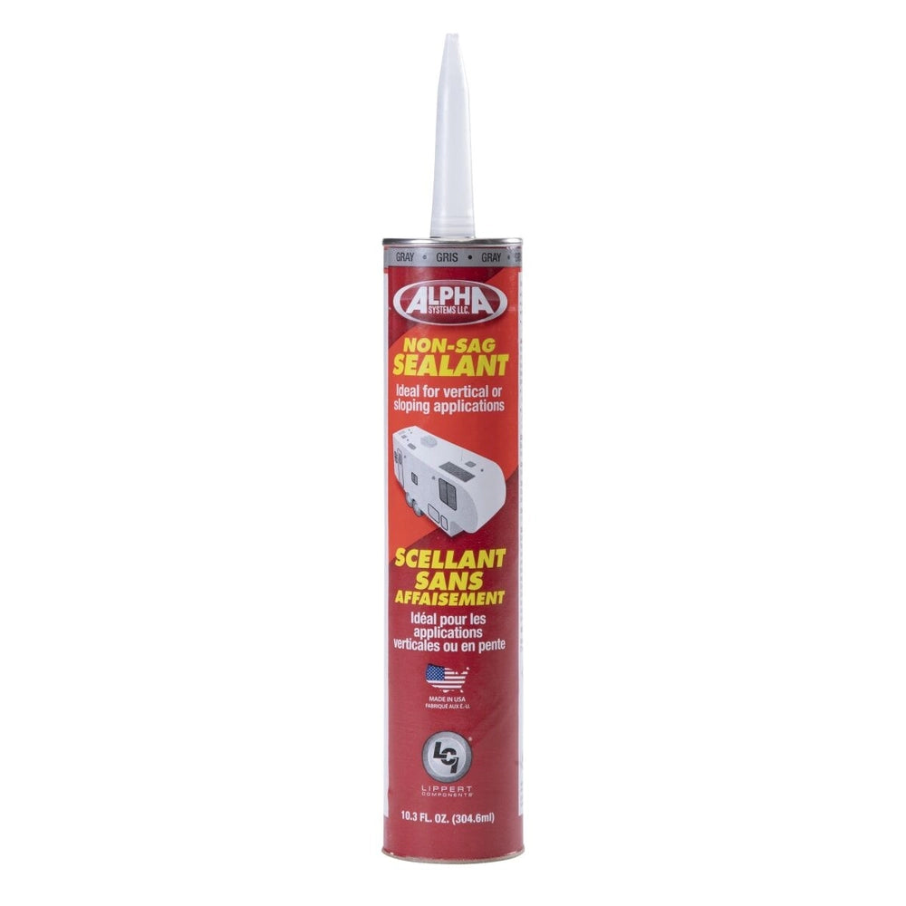 Lippert 1010 Low VOC Non-Sag Sealant, Gray (10.3 Oz. Tube)