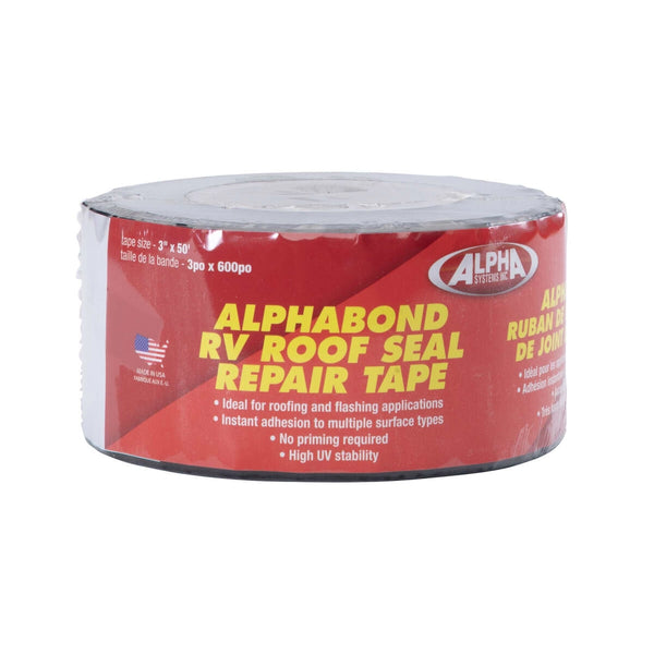 Lippert ALPHABOND TPO Tape 3" x 50', Black