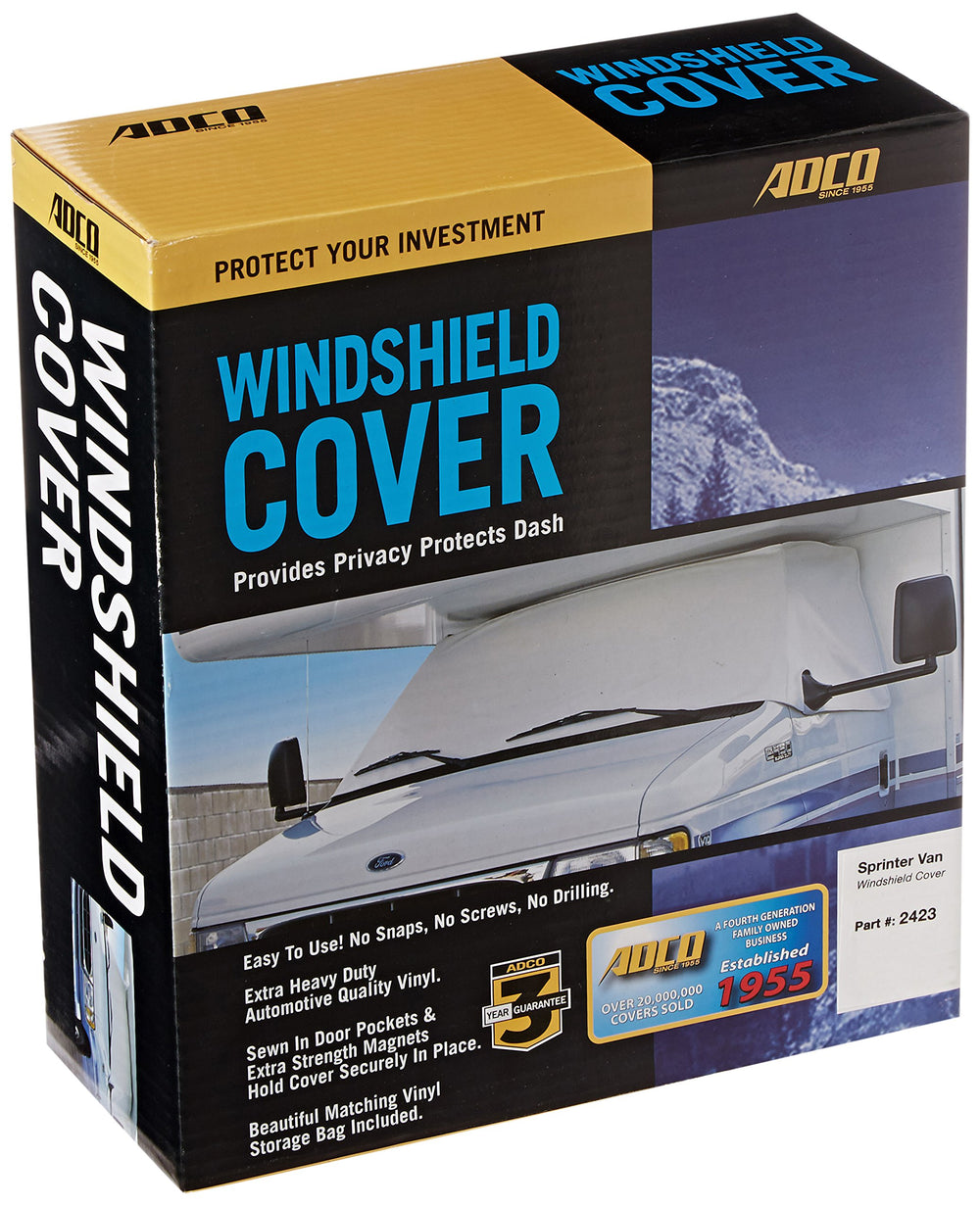 ADCO Polar White Windshield Cover Sprinter