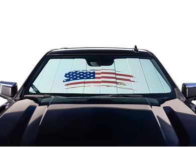 Covercraft American Flag Sun Shade UVD11997WHUVD002