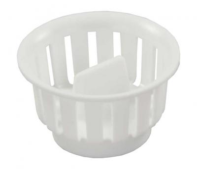 JR Products Threaded Basket,White