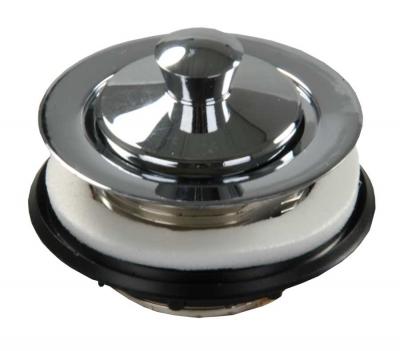 JR Products Chrome Strainer with Pop-Stop Stopper
