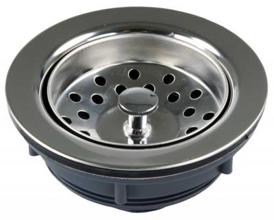 JR Products Plastic Chrome Kitchen Strainer