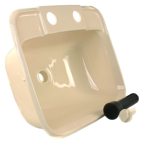 JR Products Parchment Molded Lavatory Sink