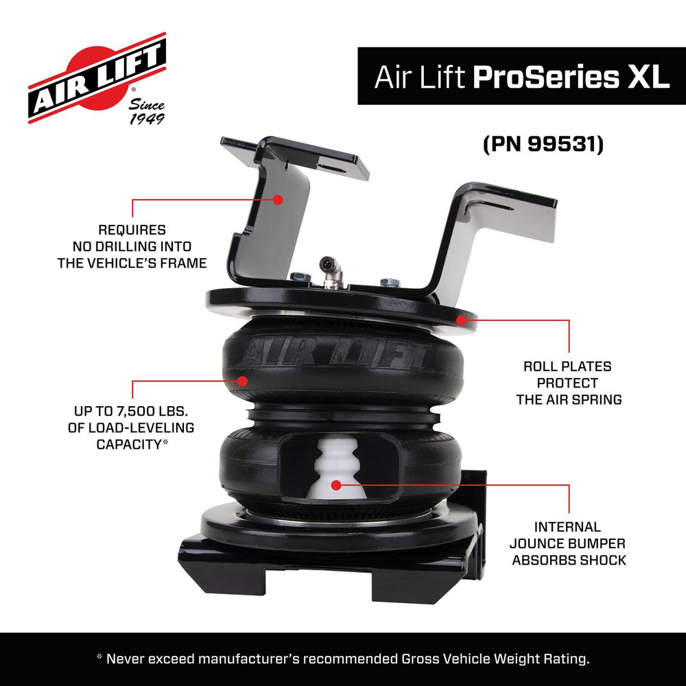Air Lift ProSeries 7500 XL Ultimate Spring Kit 99531