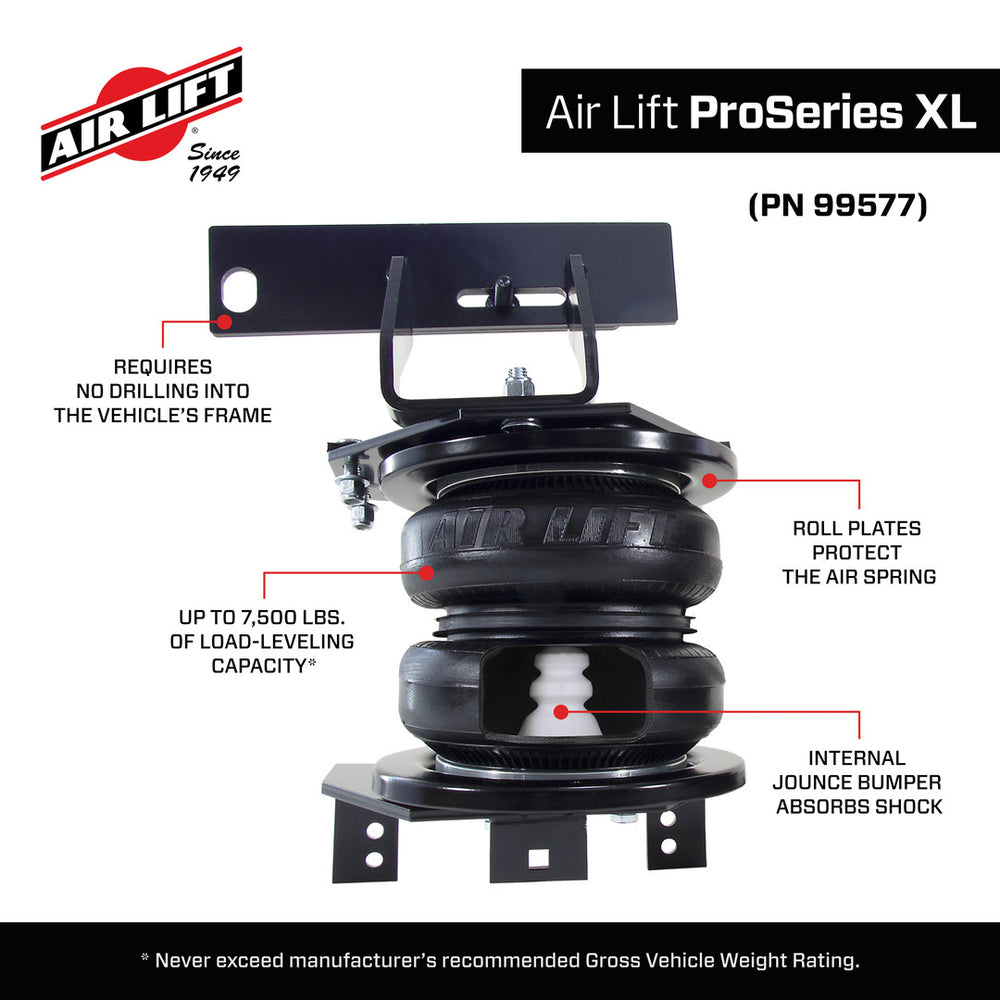 Air Lift ProSeries 7500 XL Ultimate Spring Kit 99577
