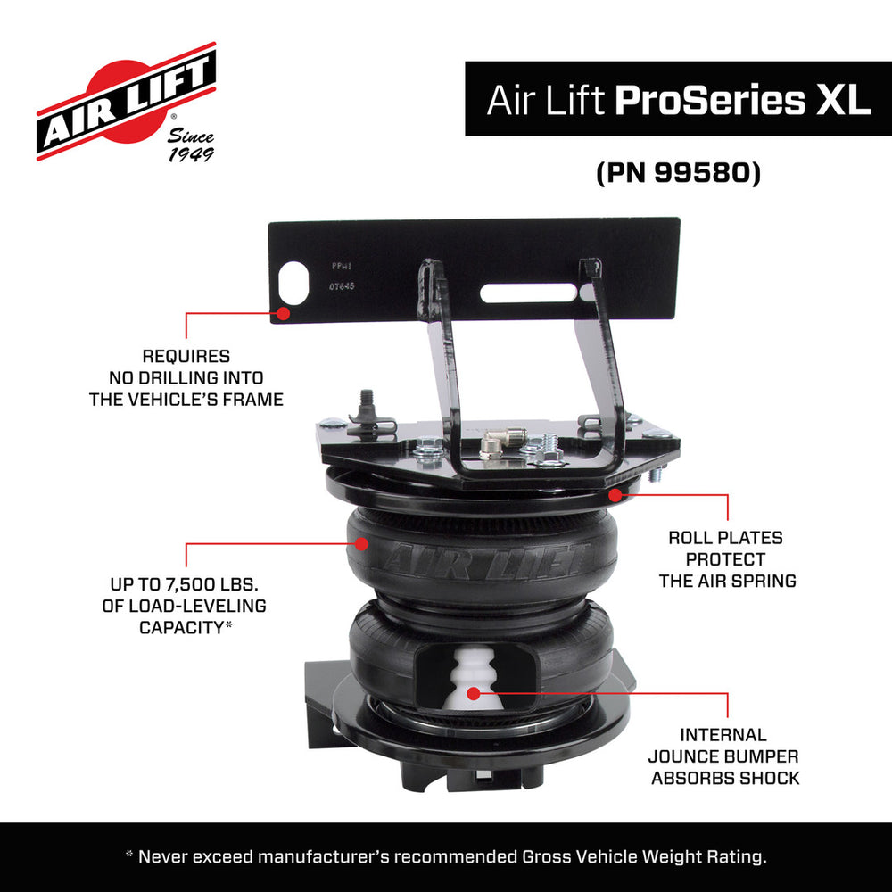 Air Lift ProSeries 7500 XL Ultimate Spring Kit 99580