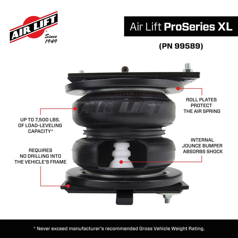 Air Lift ProSeries 7500 XL Ultimate Spring Kit 99589