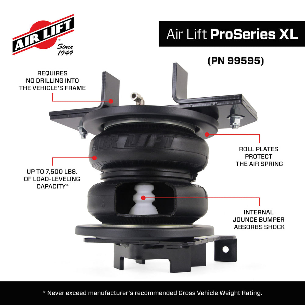 Air Lift ProSeries 7500 XL Ultimate Spring Kit 99595