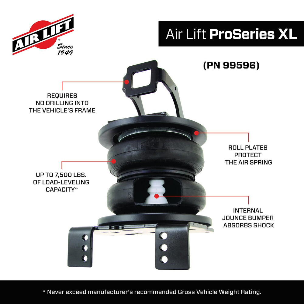 Air Lift ProSeries 7500 XL Ultimate Spring Kit 99596
