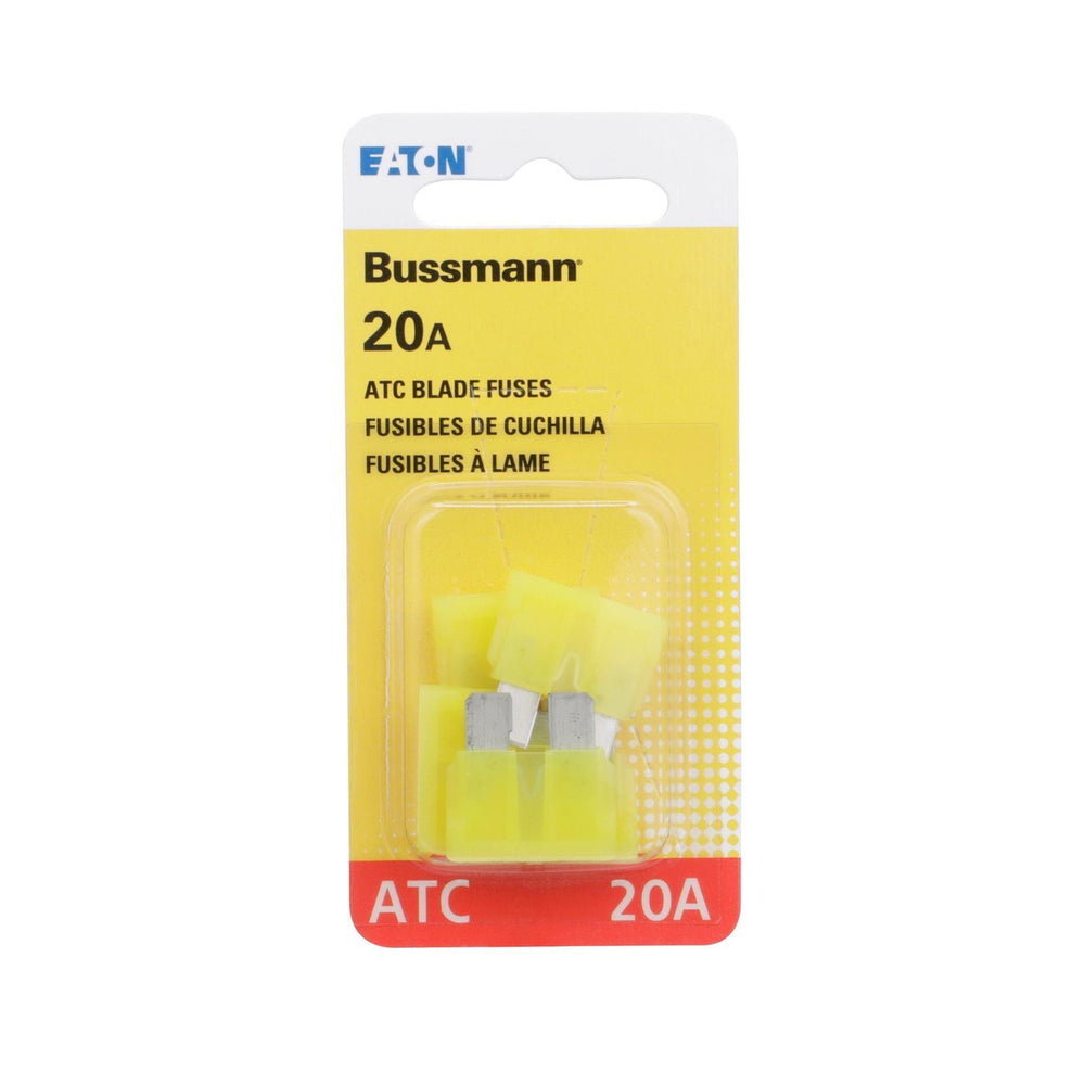 Bussmann Automotive Fuse, Blade Fuse, 32 VDC BP/ATC-20-RP