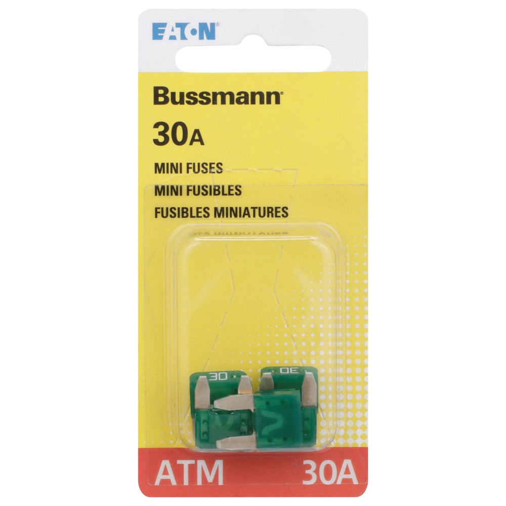 Bussmann Automotive Fuse, Blade Fuse, 32 V, 30